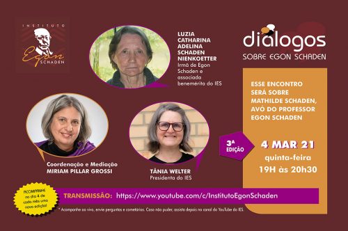 3º encontro do Projeto Diálogos será sobre a avó Mathilde Schaden