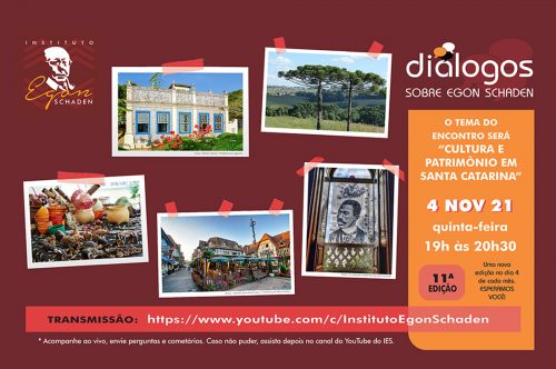 “Cultura e Patrimônio em Santa Catarina” como tema do Diálogos